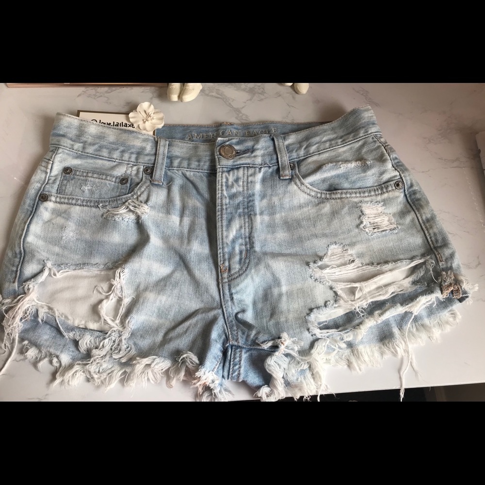 Ripped American Eagle Shorts